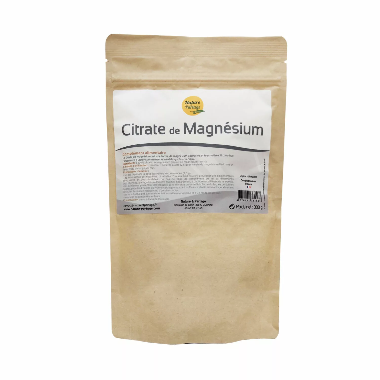 Citrate De Magn Sium G Boutique Nature Et Partage